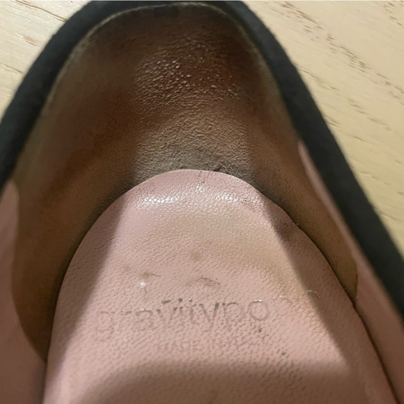 Gravitypope black suede pointed flats - Picture 4 of 6